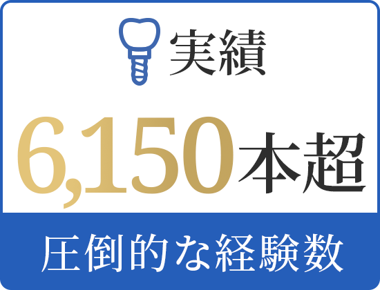 実績 6,150本超 圧倒的な経験数
